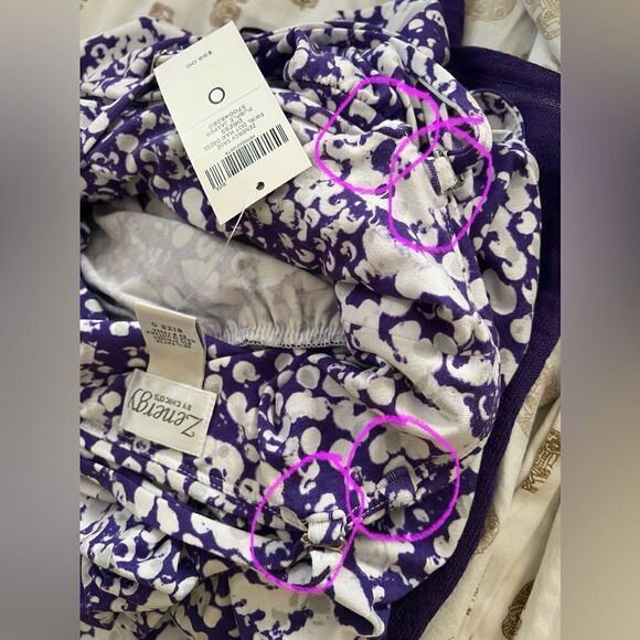 Chico’s Zenergy Swirl Print Maxi Dress With Pockets - Picture 8 of 8